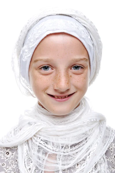 Little muslim girl — Stock Photo, Image