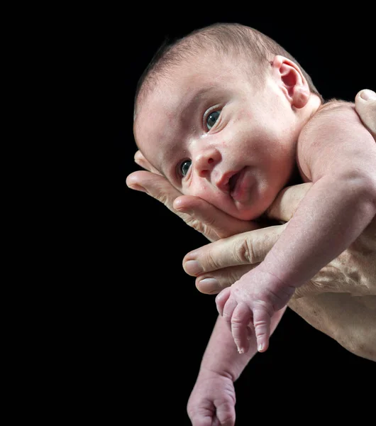 Schattige mooie pasgeboren baby — Stockfoto