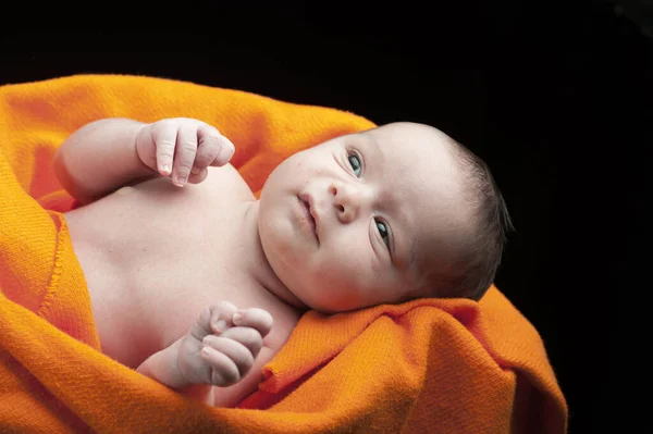Adorable hermoso bebé recién nacido — Foto de Stock