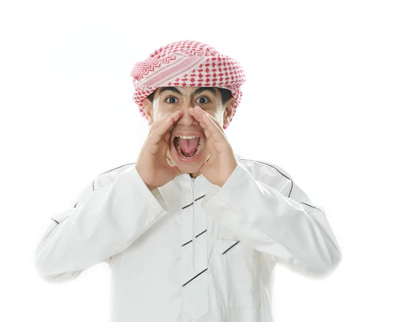 Arabic gulf boy alone . — Stock Photo, Image