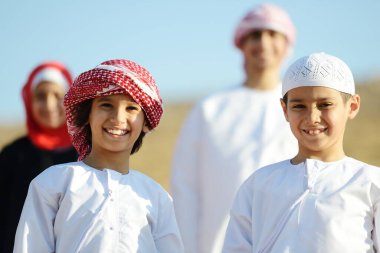 Doğadaki Arap ailesi