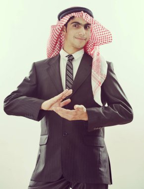 Tek başına Arap çocuk portresi. yüksek kaliteli fotoğraf 