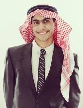 Tek başına Arap çocuk portresi. yüksek kaliteli fotoğraf 