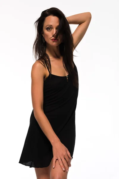 Чорна сукня — стокове фото