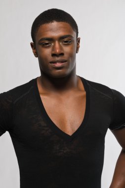 Siyah adam.