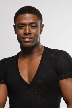 Siyah adam.