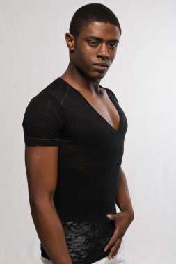 Siyah adam.