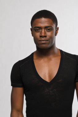 Siyah adam.