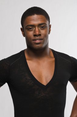 Siyah adam.