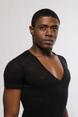 Siyah adam.