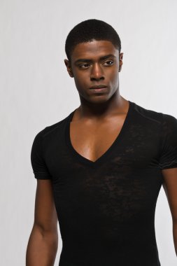 Siyah adam.