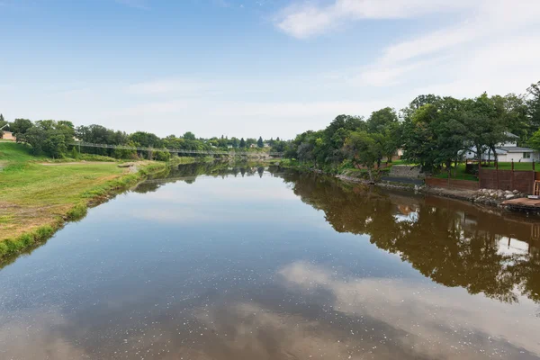 Swingende brug — Stockfoto