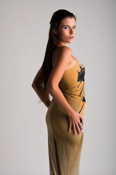 Vestido sem alças — Fotografia de Stock