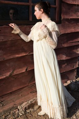 Victorian dress clipart