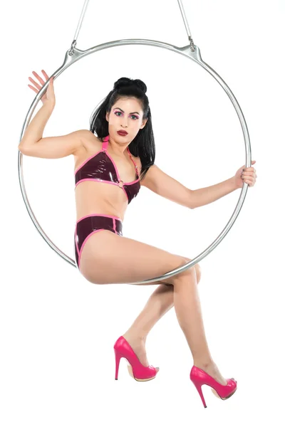 Aerial hoop — Stock Photo, Image