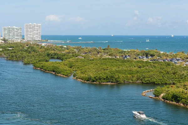 Intracoastal водний шлях — стокове фото