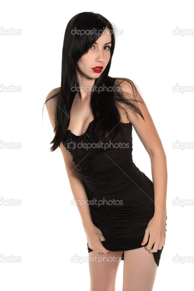 Schwarzes Kleid Stockfotografie Lizenzfreie Fotos © Disorderly