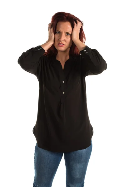 Paarse blouse — Stockfoto