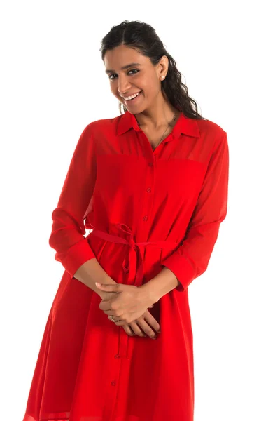 Vestido rojo —  Fotos de Stock