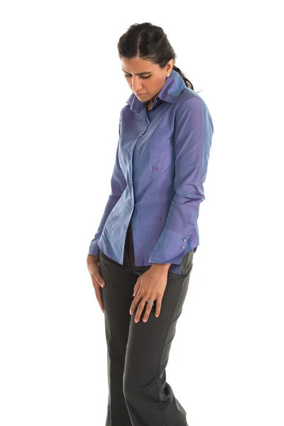 Blue blouse — Stock Photo, Image