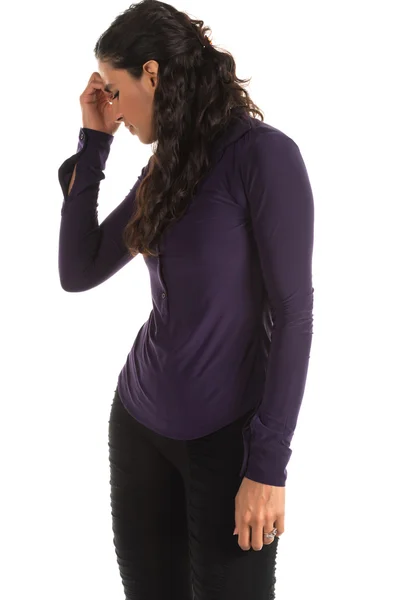 Purple blouse — Stock Photo, Image