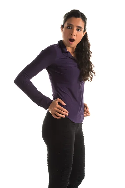 Purple blouse — Stock Photo, Image