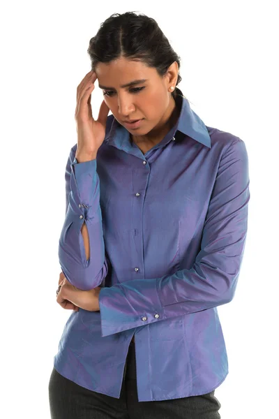 Blue blouse — Stock Photo, Image