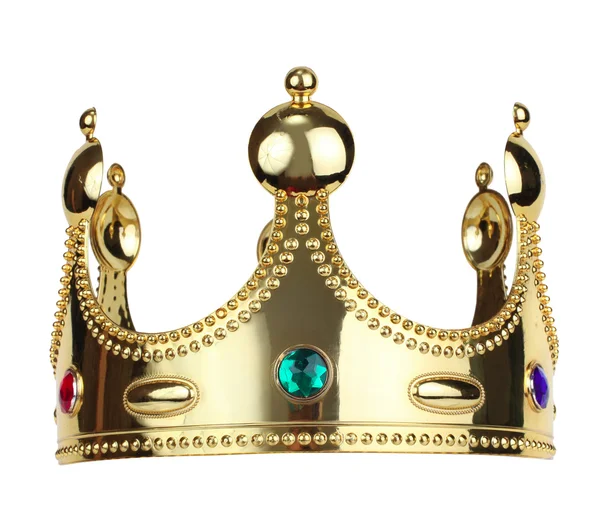 Guld king crown — Stockfoto