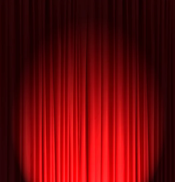 Red silk curtain background — Stock Photo, Image