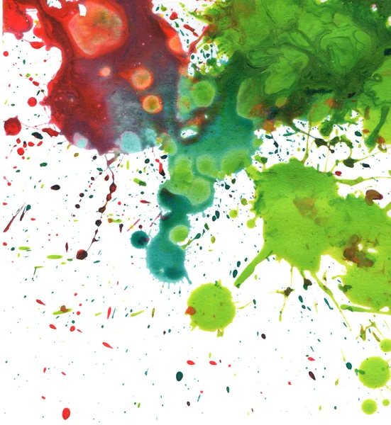 Abstract watercolor painting blot background — Stock Photo, Image