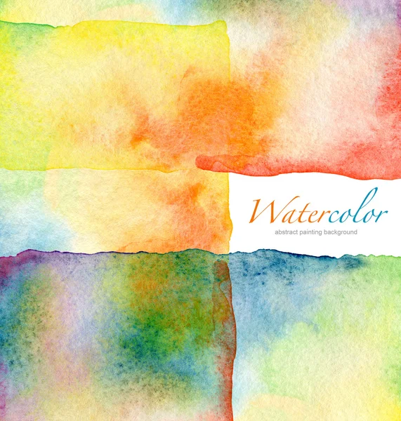 Abstract watercolor painted background — Stock Photo, Image