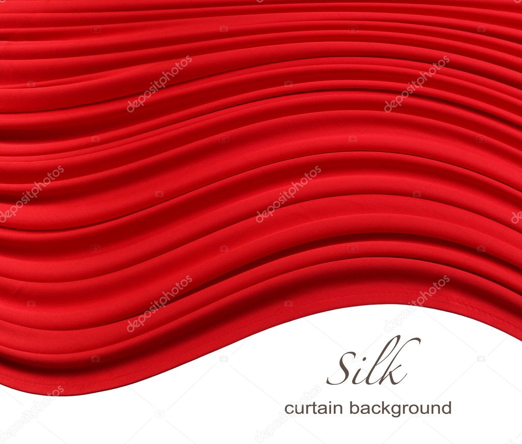 Red silk curtain background Stock Photo by ©Tihon6 30641499