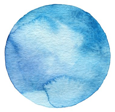 Abstract watercolor circle background