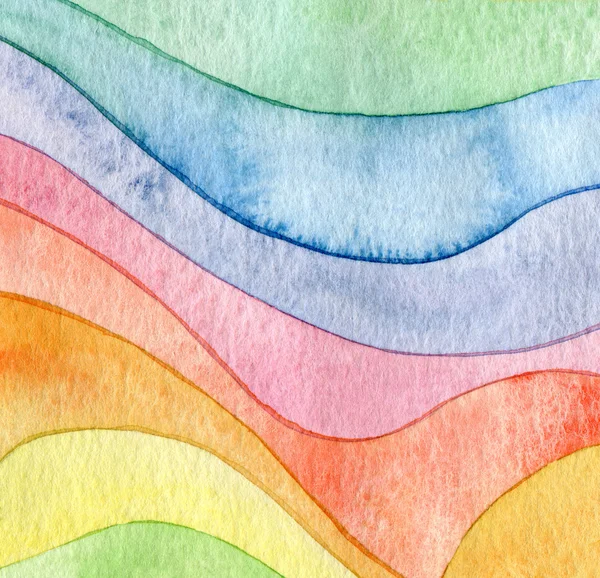 Aquarela fundo pintado — Fotografia de Stock