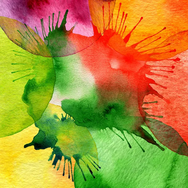 Abstract watercolor painted background — Stock Photo, Image