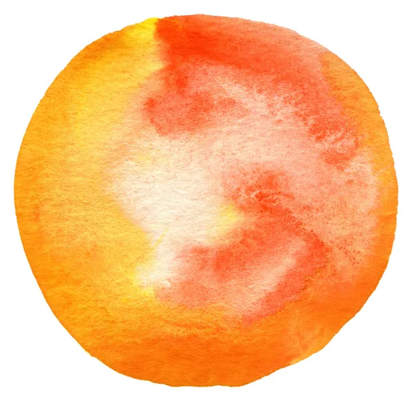 Astratto cerchio acquerello dipinto sfondo — Foto Stock