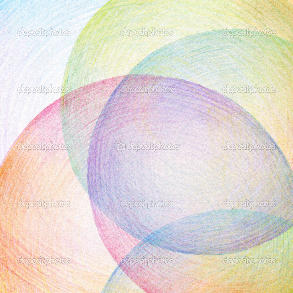 Abstract color pencil scribbles background. Paper texture.