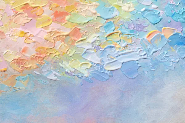 Abstrakt Akryl Och Akvarellmålning Pastel Färg Konsistens Bakgrund — Stockfoto