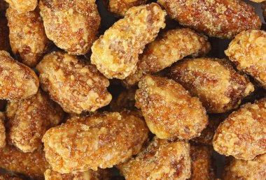 kavrulmuş fıstık kazık şeker kaplı