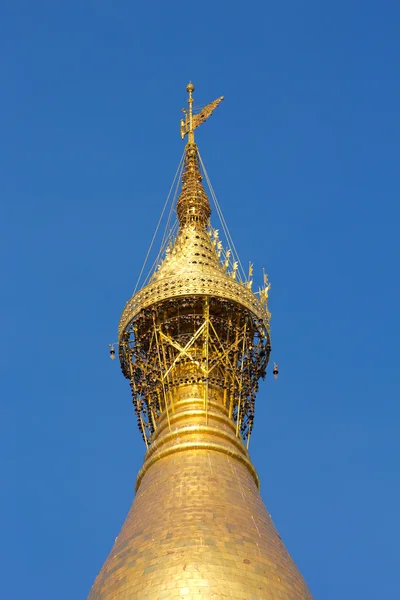 Pagoda Shwedagon, payung, vane, kuncup berlian — Stok Foto