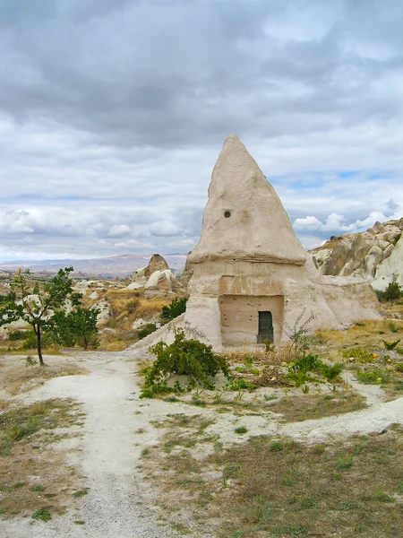 Välvd hus i cappadocia — Stockfoto