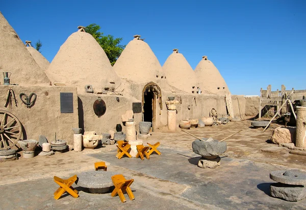 Huizen van de oude stad van harran, Turkije — Stockfoto