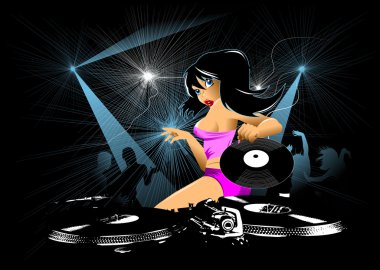 siyah bir tarzda en iyi disco