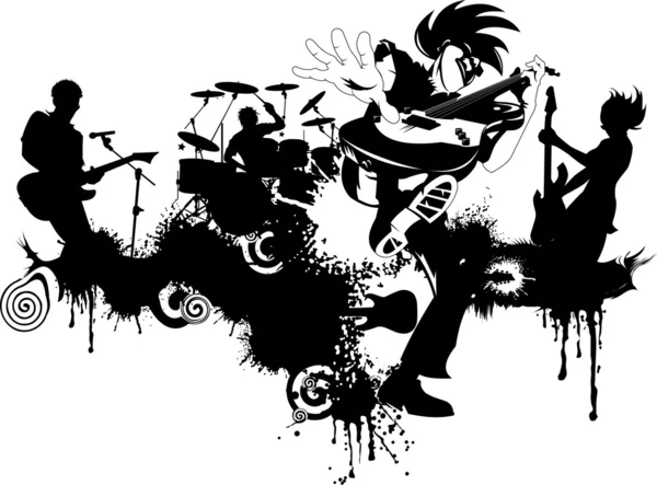 Nouveau punk rock — Image vectorielle
