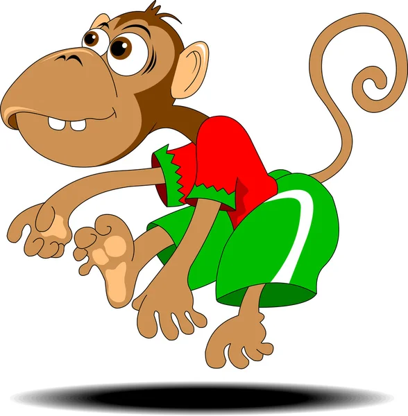 Χορεύτρια μαϊμού — Διανυσματικό Αρχείο