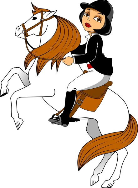 Horse riding — Stock Vector