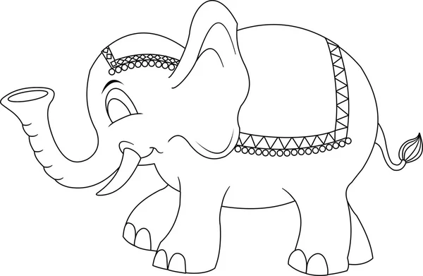 Éléphant — Image vectorielle