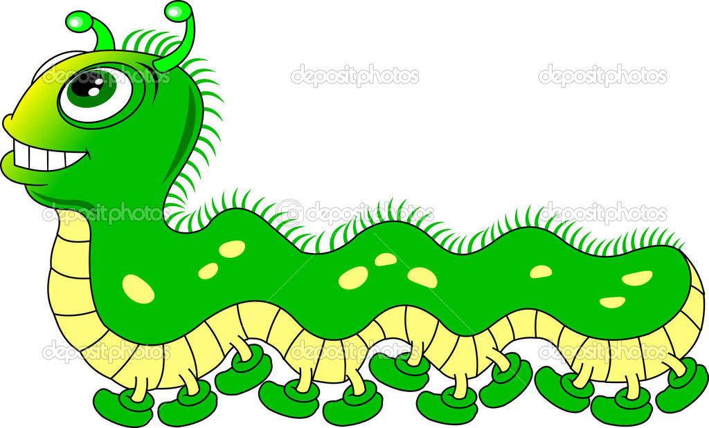 Caterpillar vector illustration