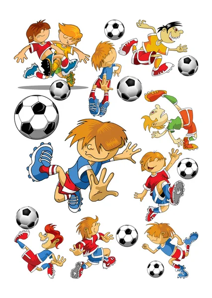 futbol oyuncuları karikatürler