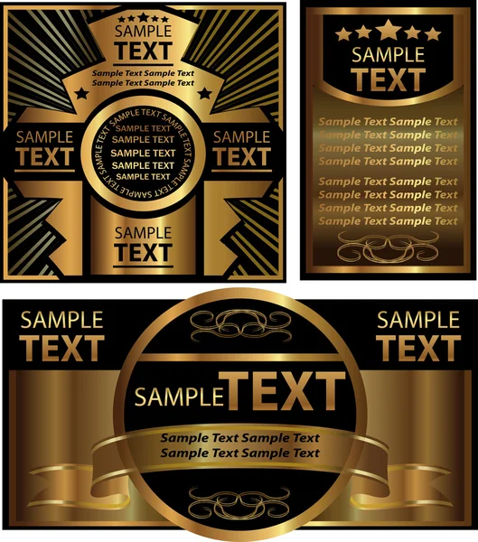 Set background label — Stock Vector